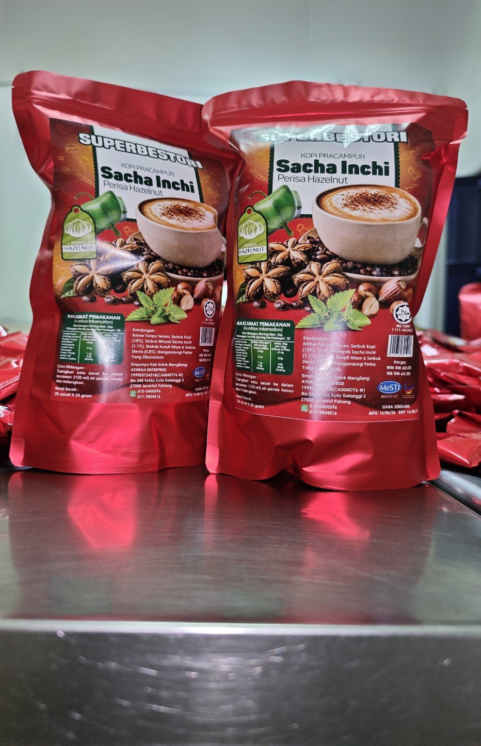 Produk sample Sacha Inchi